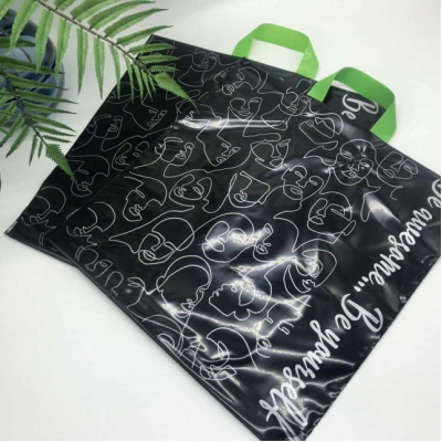 Logo bags with black loop handle 570 * 500